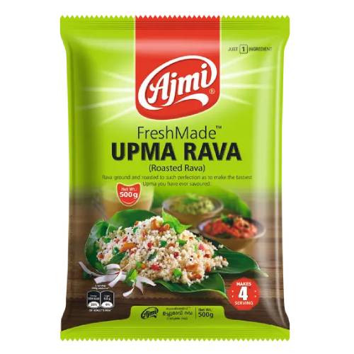 Ajmi Fresh Made Upma Rava 500 Gm